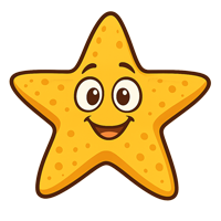Golden Starfish Icon