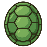 Sea Turtle Shield Icon